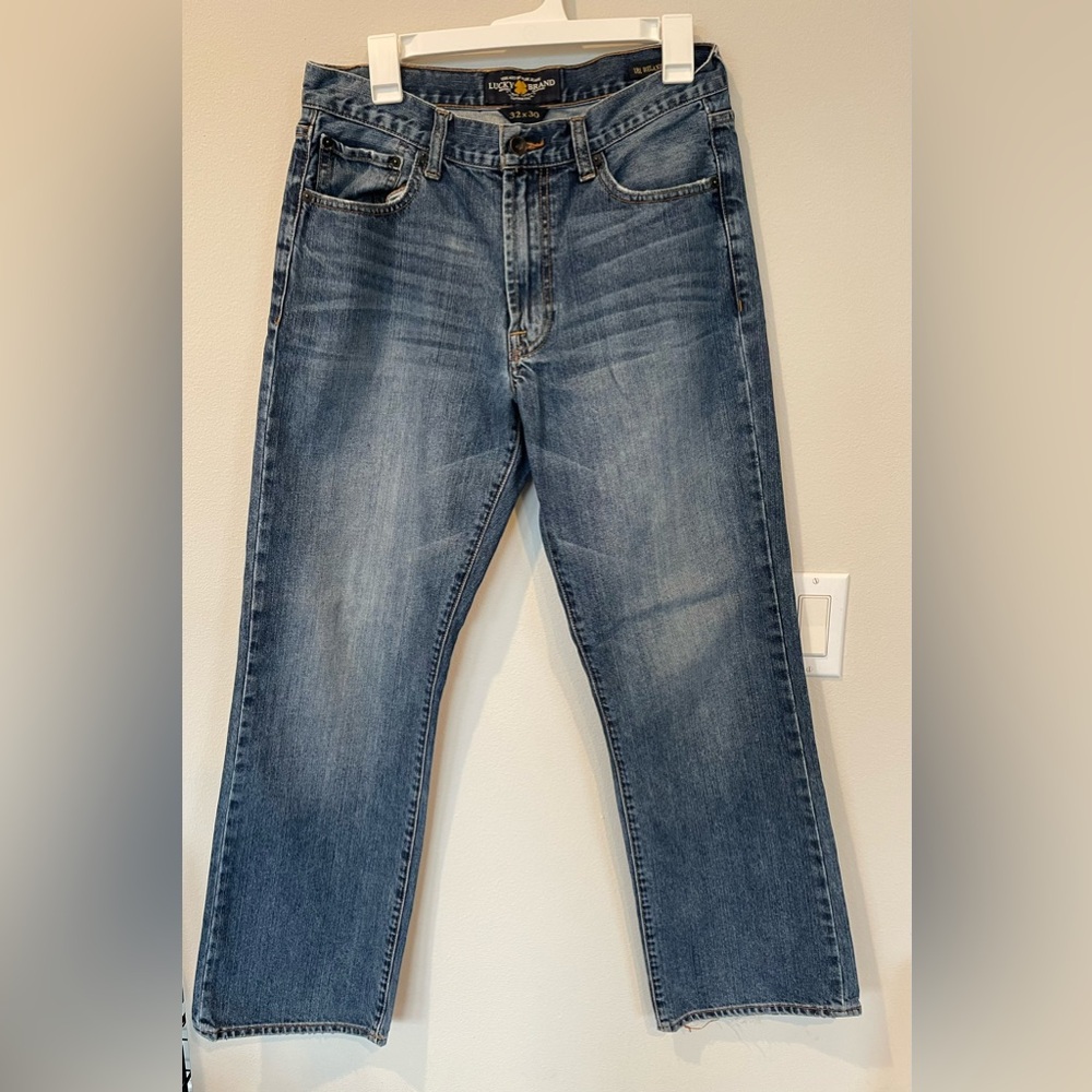 lucky brand The Art Of Blue Jeans 32✖️30  Trade Mark 181 Relaxed Straight